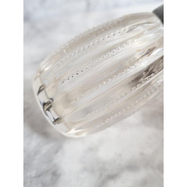 1920s Single Salt Shaker Metal Lid Ribbed For Sale - Image 4 of 9