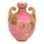 Antique Royal Crown Derby Gilt Pink Amphora Vase 4 Inch High England For Sale