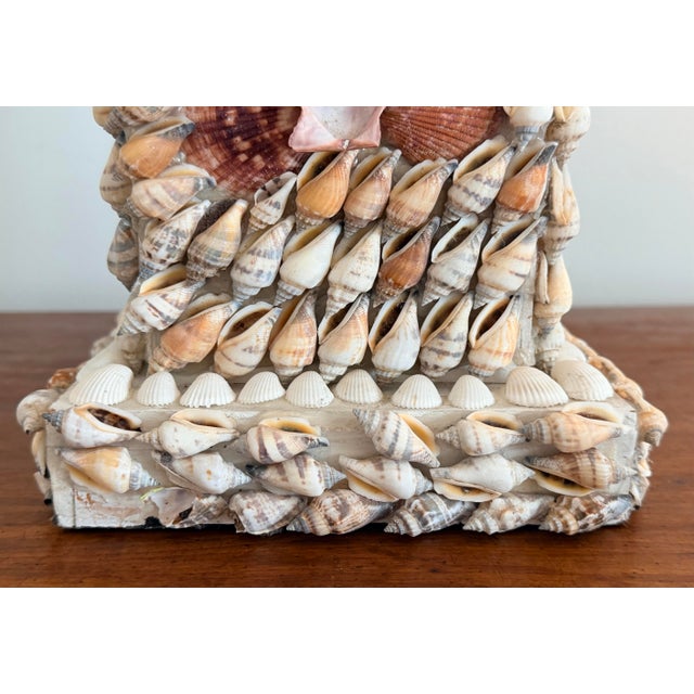 Monumental Shell Art Obelisk For Sale - Image 12 of 12