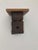 Antique Indian Rajasthan Carved Wood Temple Corbel Architectural Wall Bracket For Sale - Image 10 of 13