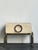 Mid-Century Modern Vintage Brass and Parchment Box on Chrome Stand After Karl Springer For Sale - Image 3 of 13