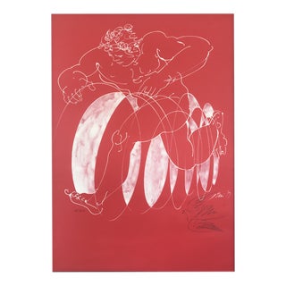 Hans Erni, The Runner, 1979, Lithograph For Sale
