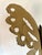 1970s Brutalist Torch Cut Butterfly Sculpture on Wood Base For Sale - Image 9 of 10
