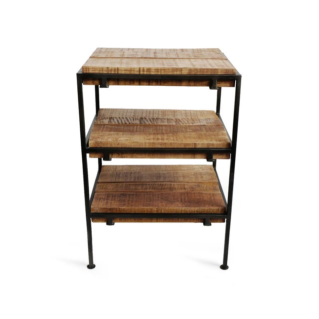 Salvaged 3 Shelf Side Table Chairish