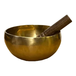 6.25" Chinese Handmade Metal Punch Marks Singing Bowl