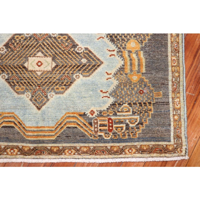 A fine antique Persian Senneh mini-size rug from the 1st quarter of the 20th century Measure: 1'11'' x 2'8'' circa 1920...