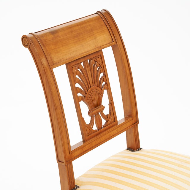 Directoire Antique French Dining Chairs For Sale - Image 9 of 9