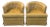 1970s Woodmark Originals Goldenrod Tufted Swivel Barrel Chairs—Pair For Sale
