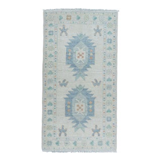 Oushak Rug 2'1" x 3'10" #17150 For Sale