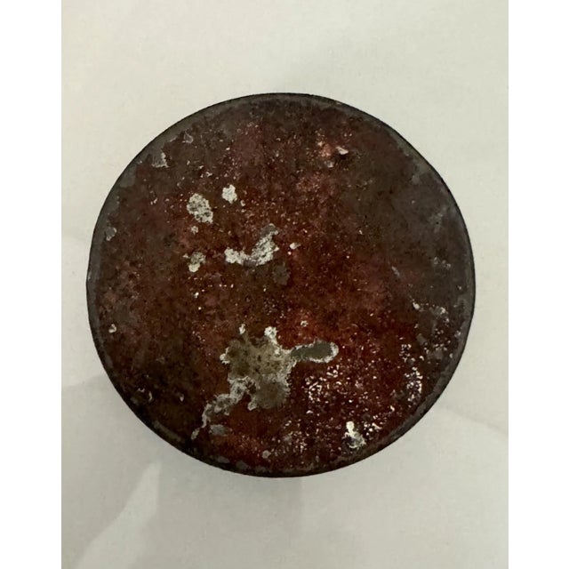 Antique French Pharmacy Bottle – “Acétate De Cuivre” – Blue-Green Copper Compound For Sale - Image 4 of 5