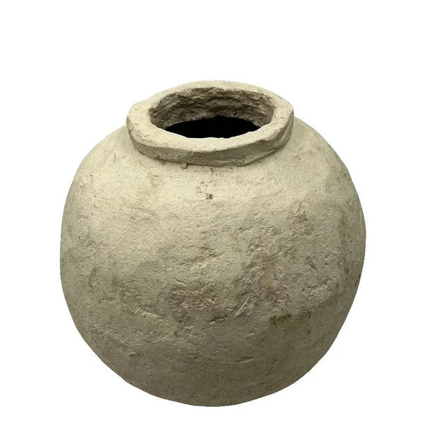 Late 20th Century Paper Mache Vessel For Sale - Image 4 of 5