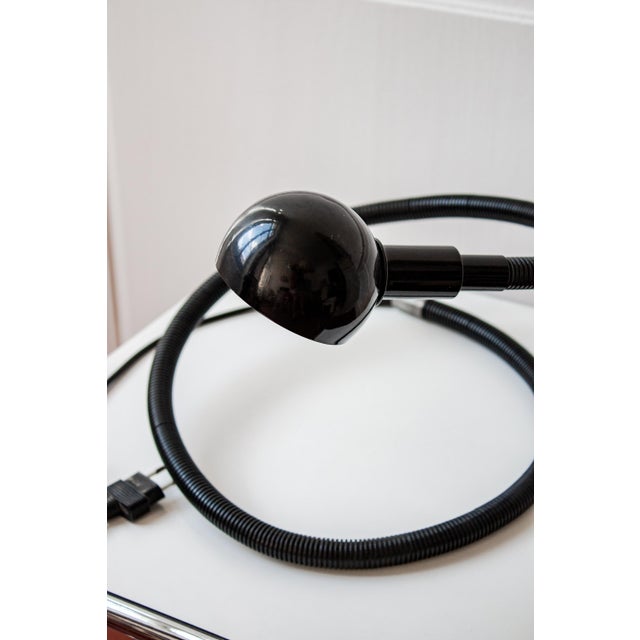 Large Black Hebi Lamp by Isao Hosoe for Valenti, 1970s For Sale - Image 10 of 16
