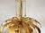 Gold Vintage Teardrop Chandelier from Palwa, 1970s For Sale - Image 8 of 14