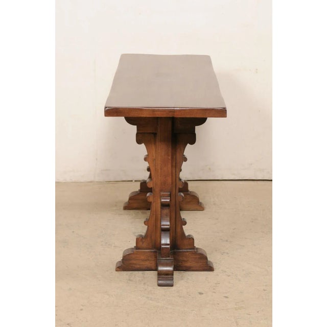 French Wood Console Table For Sale - Image 11 of 12