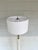 Modern Uttermost Faro Floor Lamp. Marble & Brass, Skinny body with gold base. Original retail $747. Showroom floor sample.