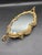 Art Deco Antique Czech Gilt Bronze Coupe and Plateua Centerpiece With a Bohemian Glass Fruit Arrangement. For Sale - Image 3 of 13