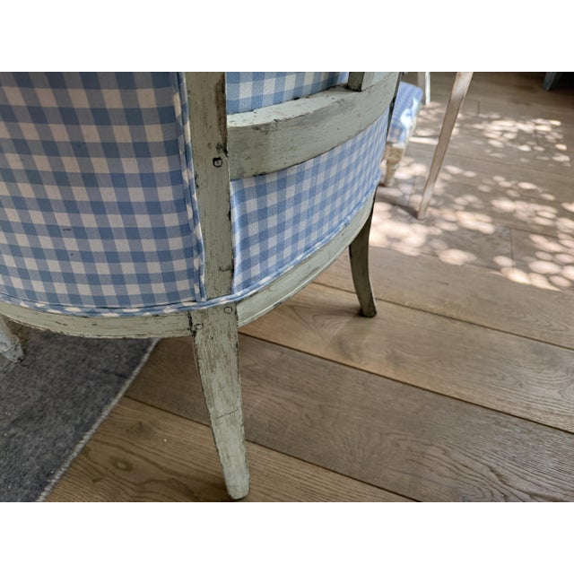 Antique Gustavian Bergeran Chairs, 1850, Set of 2 For Sale - Image 4 of 10