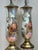 Vintage Italian Eglomise Rose Lamps - A Pair For Sale - Image 4 of 12