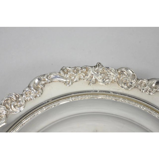 Silver Vintage English Victorian Silver Plated Covered Chafing Dish Serving Platter For Sale - Image 8 of 15