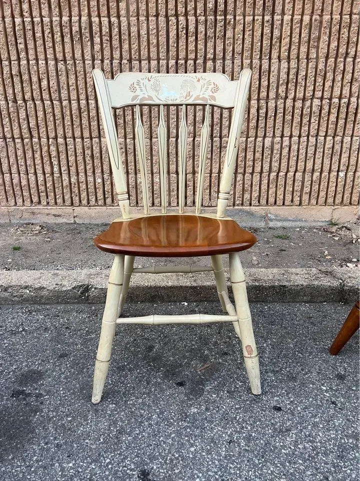Mid 20th Century Ethan Allen Stenciled 