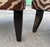 Wood Larry Laslo for Directional Zebra Pattern Wood Frame Lounge Club Chairs, a Pair For Sale - Image 7 of 9