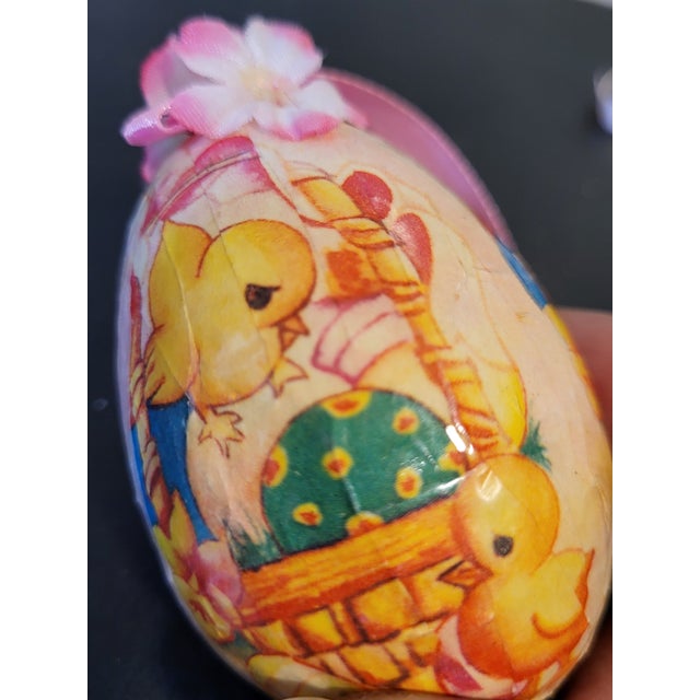 Vintage German Paper Mache Easter Eggs For Sale In San Francisco - Image 6 of 7