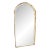 1930's French Farmhouse Carved Arched Rustic Door/Mirror/80.5" For Sale