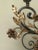 2000 - 2009 Floral Wall Lamp with 6 Bulbs For Sale - Image 5 of 10