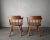 Pair of Antique Craftsman Wood Barrel Arm Chairs For Sale In Las Vegas - Image 6 of 9