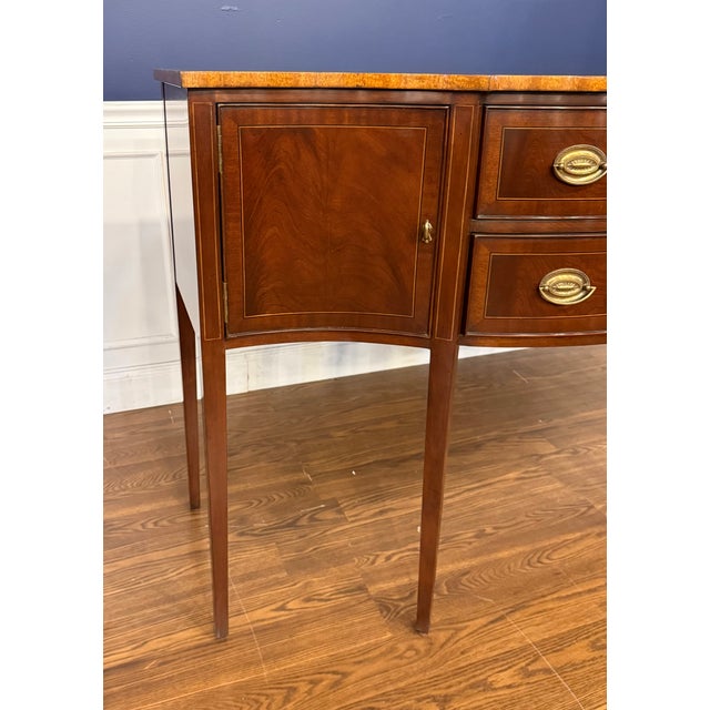 2020s 56” Hepplewhite Sideboard by Leighton Hall - Showroom Sample For Sale - Image 5 of 13