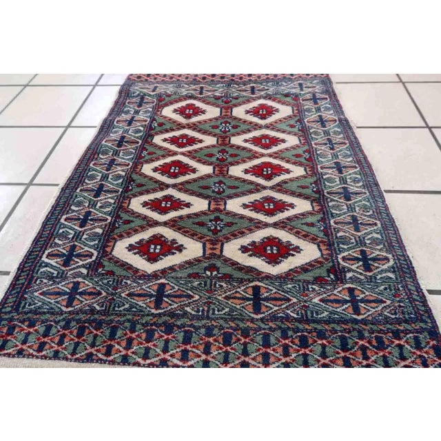 Vintage Uzbek Bukhara Rug, 1970s For Sale - Image 9 of 10