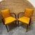 Vintage Bridge Chairs in Mustard Fabric, 1940s, Set of 2 For Sale - Image 17 of 17