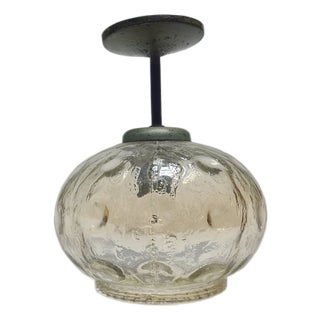 Vintage Communist Pendant Lamp, Poland, 1970s For Sale