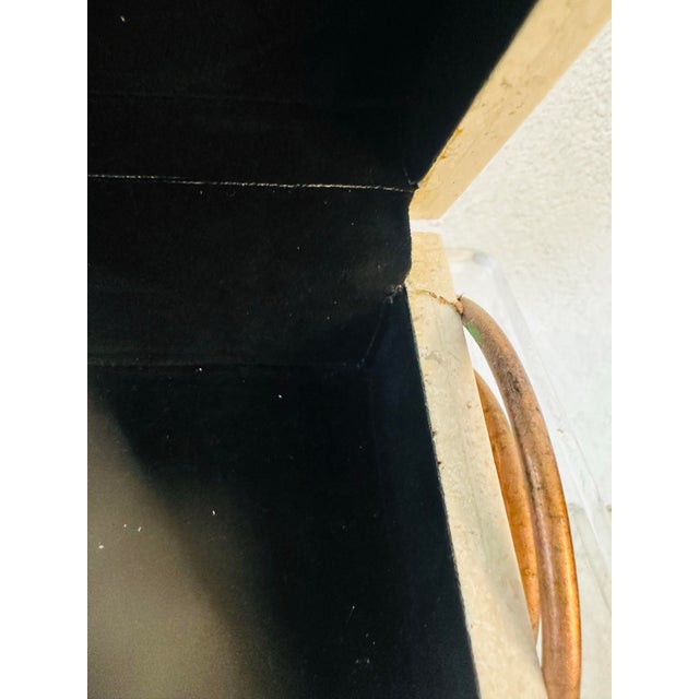 Cream Midcentury Modern Decorative Box For Sale - Image 8 of 11