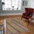 Contemporary Balochi Blue/Red Wool Rug - 4'1''x6'0'' For Sale - Image 4 of 11
