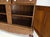 Solid Carved Teak Antique Two Part Cupboard Cabinet with Unique Feature For Sale - Image 10 of 11