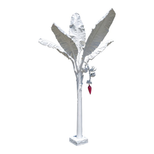 Monumental Indoor Sculptural Banana Tree by Julio Jimenez – One-of-a-Kind Tropical Statement Piece For Sale