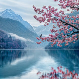 Cherry Blossom 10, Contemporary Landscape Photograph For Sale