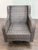 Wood Outdoor Porch Glider Swivel Chair For Sale - Image 7 of 12