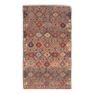 Vintage Caucasian Shirvan Kilim, 7' X 11'8 For Sale