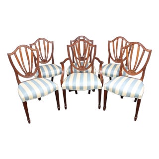 Baker Historic Charleston Shield Dining Chairs/6 For Sale