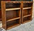 Nordic Mid-Ventury Oak and Brass Ligthted Bookcase, Pair For Sale - Image 4 of 11