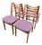 Mid-Century Teak Ladder-Back Dining Chairs, 1960s, Set of 4 For Sale