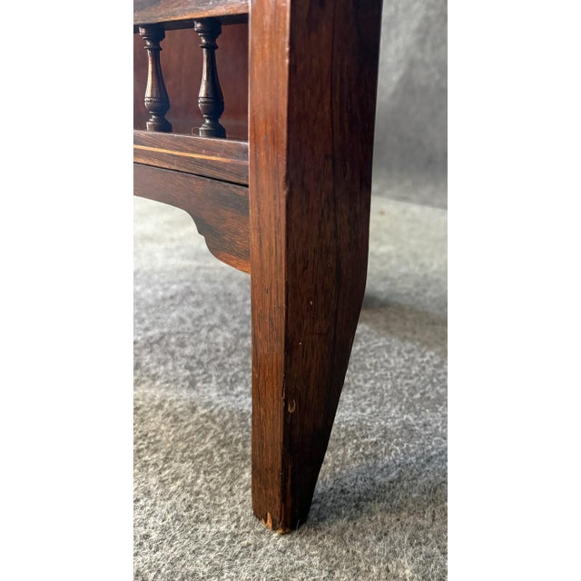 19th Century Inlaid Rosewood Corner Etagere For Sale - Image 11 of 13