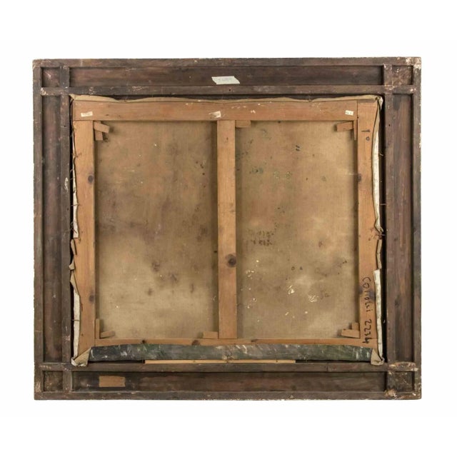 Lombard Landscape is a modern artwork realized by Gigi Comolli in 1928. Mixed colored oil on canvas. Includes frame: 110 x...