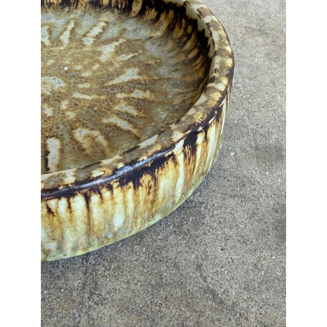 Vintage Mid-Century Modern Gefle Sweden Ceramic Small Plate 1960s For Sale - Image 10 of 10