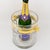 Guzzini Crystal and Gold Plate Barware Champagne Ice Bucket Cooler, circa 1970 For Sale - Image 15 of 15