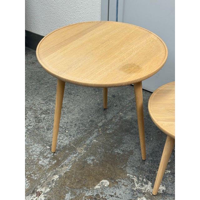 Mid-Century Modern Space Copenhagen for Mater Two Piece Side Tables, Set of Two For Sale - Image 3 of 12