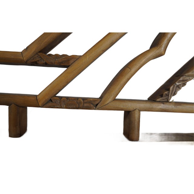 Antique Transom Window in a Geometric Design For Sale - Image 10 of 11