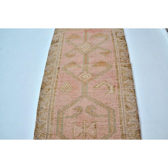 Turkish Antique Wool Hallway Runner For Sale - Image 3 of 10